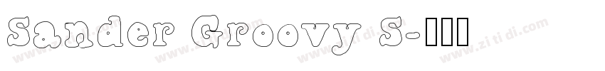 Sander Groovy S字体转换